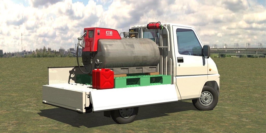 軽トラ荷台2種2車種表現セット