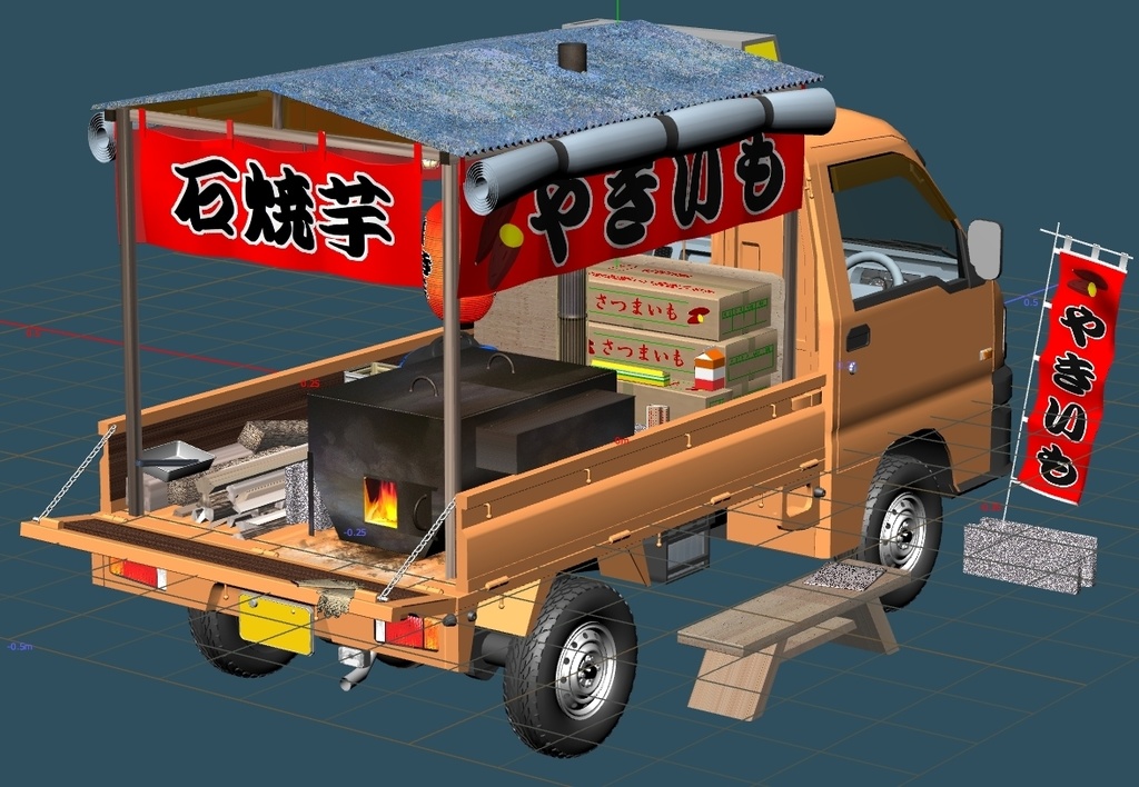 軽トラ石焼き芋