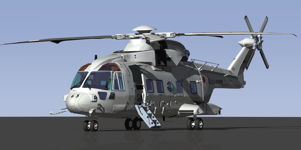 JMSDF アグスタ・ウエストランドMCH-101多目的ヘリ