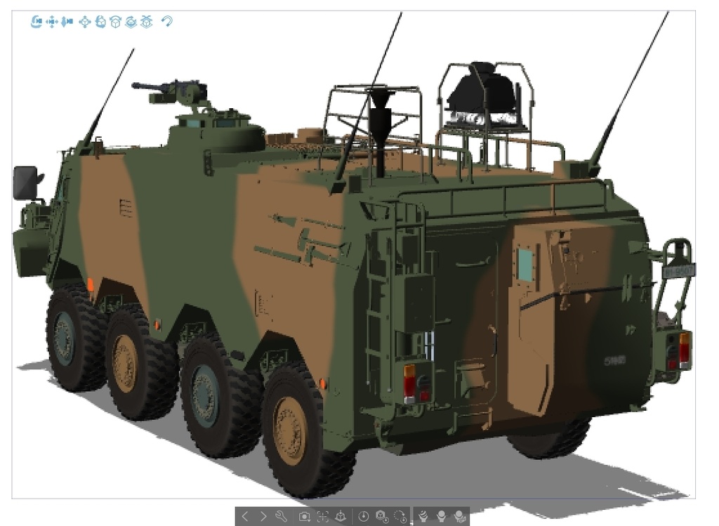 陸上自衛隊 NBC 装輪科学防護車
