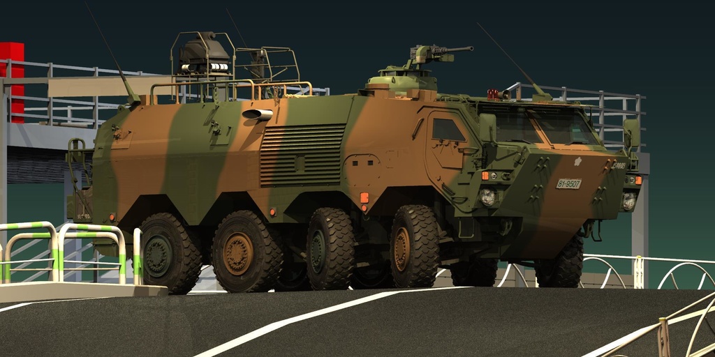 陸上自衛隊 NBC 装輪科学防護車