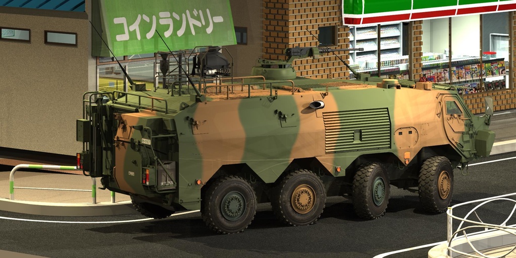 陸上自衛隊 NBC 装輪科学防護車