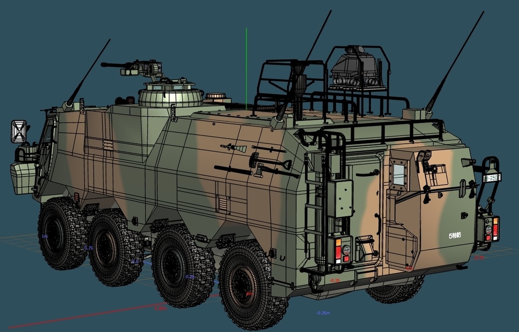 陸上自衛隊 NBC 装輪科学防護車