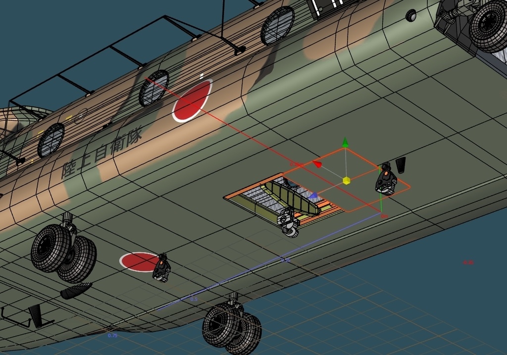 陸上自衛隊 大型輸送ヘリ CH-47JA チヌーク