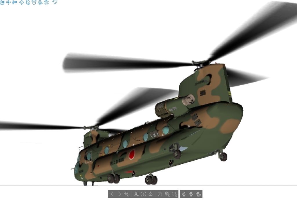 陸上自衛隊 大型輸送ヘリ CH-47JA チヌーク