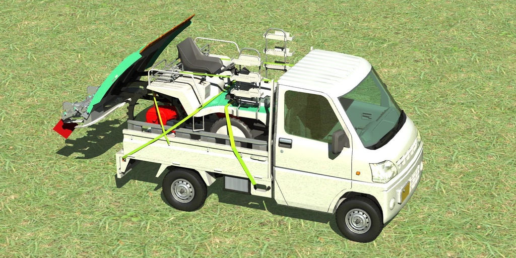 軽トラ積載物集 幌・箱他