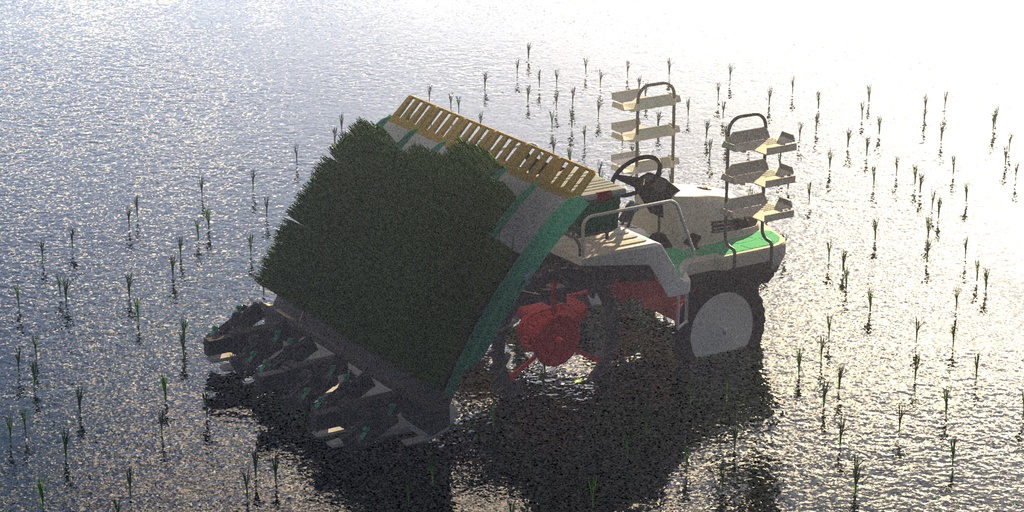 田植え機 苗付属