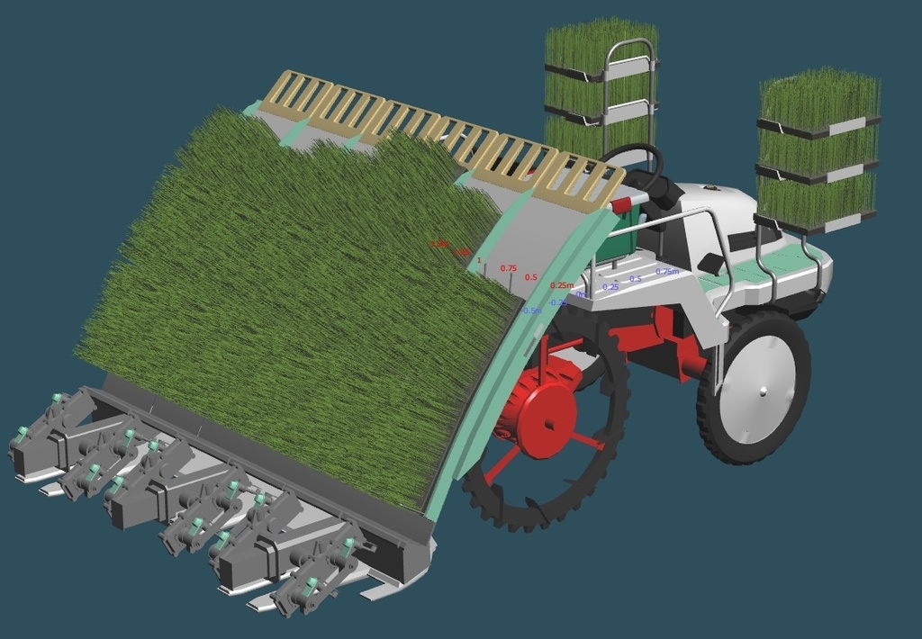 田植え機 苗付属