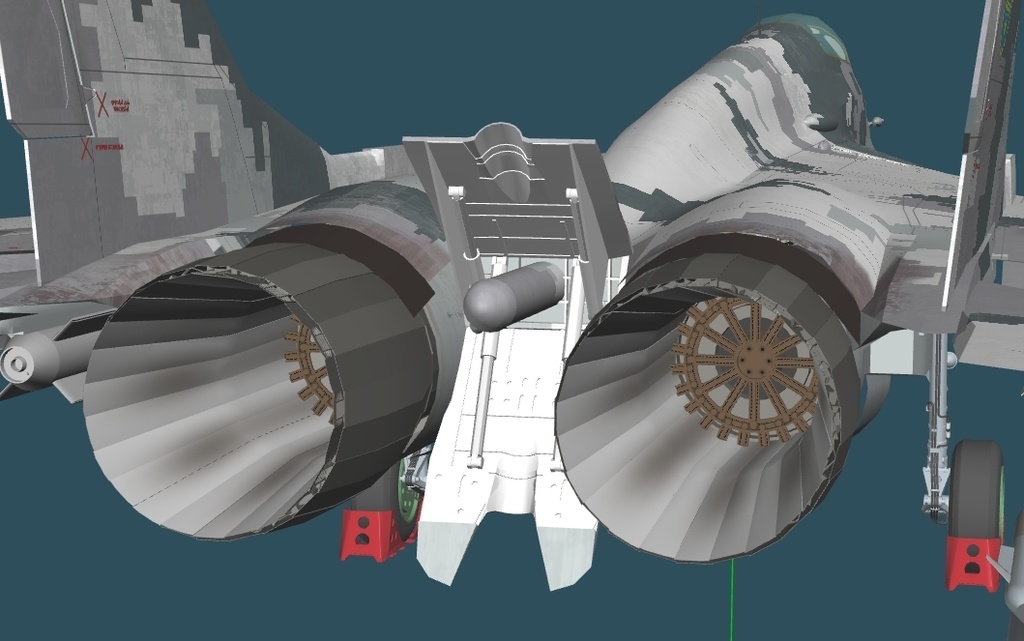ウクライナ仕様 MIG-29 デジタル迷彩
