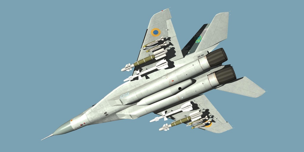 ウクライナ仕様 MIG-29 デジタル迷彩