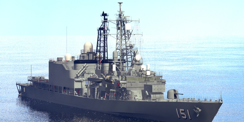 海上自衛隊 あさぎり型護衛艦1番艦 あさぎり