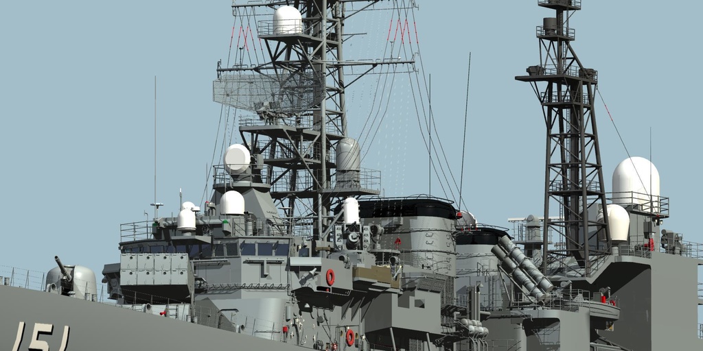 海上自衛隊 あさぎり型護衛艦1番艦 あさぎり