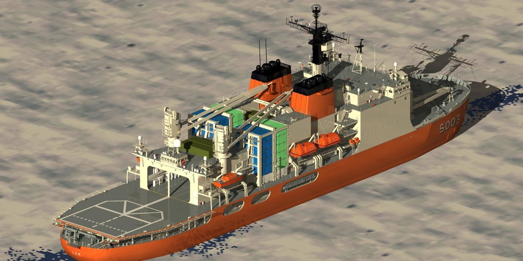 海上自衛隊 5003南極観測砕氷艦しらせ