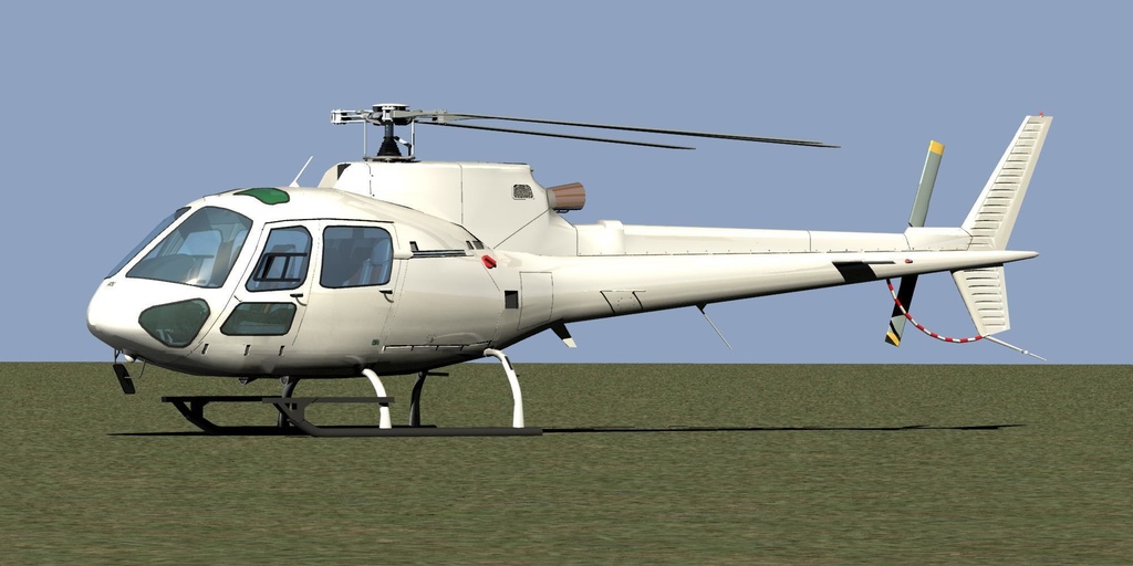 ユーロコプターAS-350  (白)