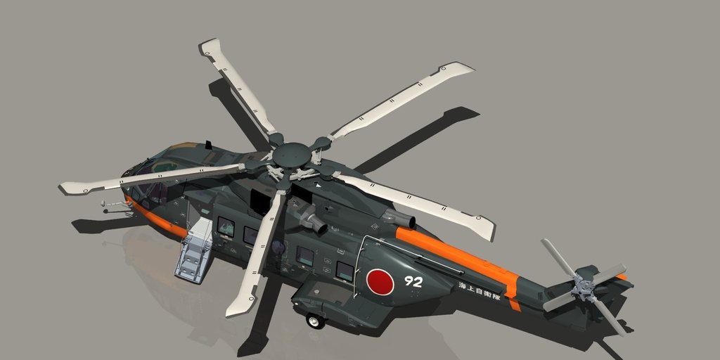 南極観測艦しらせ搭載ヘリ2+1セット