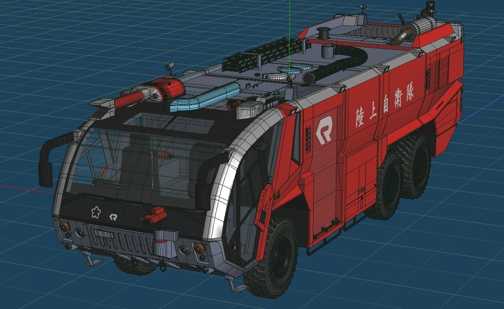 陸上自衛隊 空港用化学消防車