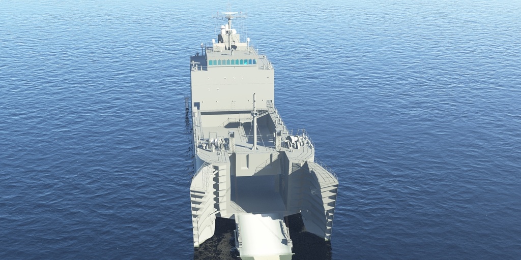 陸上自衛隊 小型輸送艦 修正版