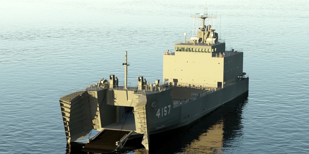 陸上自衛隊　大型輸送艦