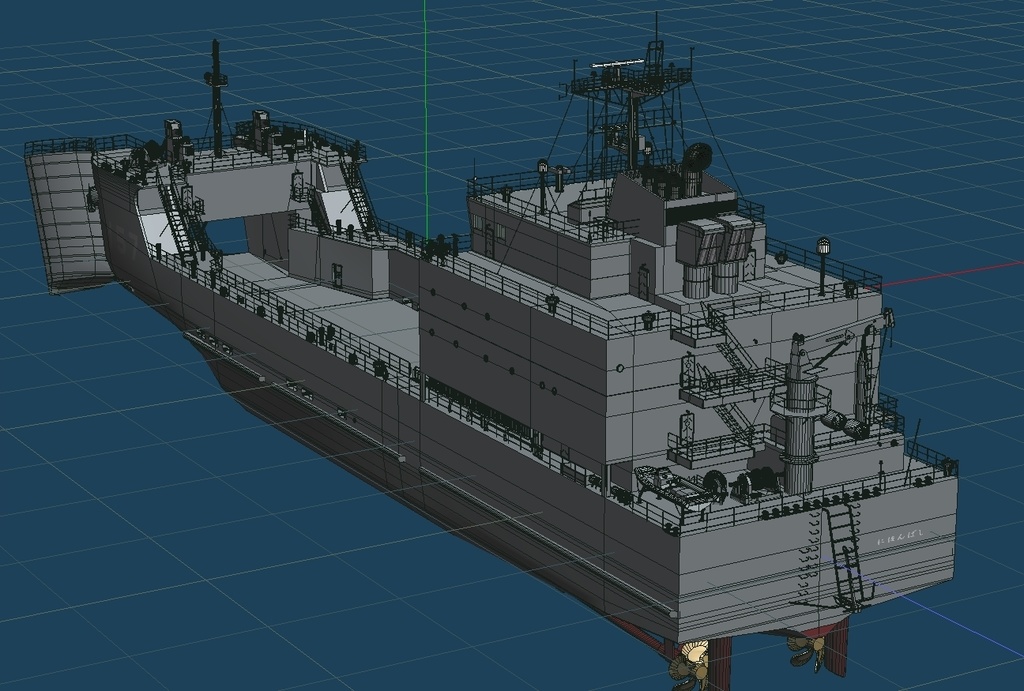 陸上自衛隊 小型輸送艦 修正版