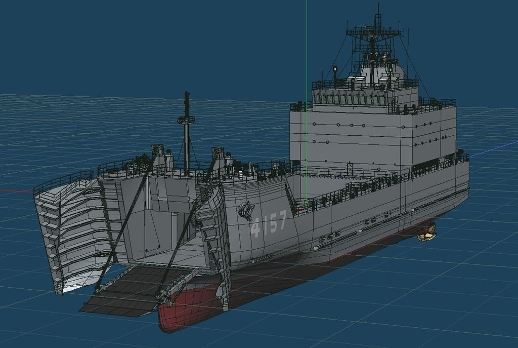 陸上自衛隊 小型輸送艦 修正版