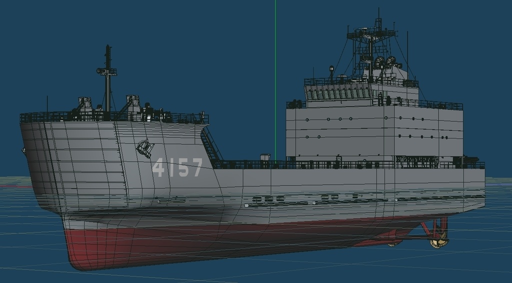 陸上自衛隊 小型輸送艦 修正版
