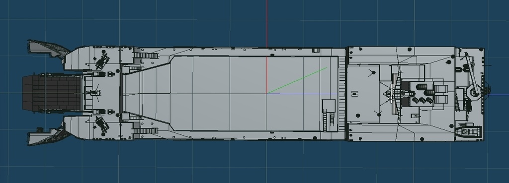 陸上自衛隊 小型輸送艦 修正版