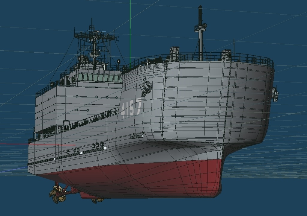 陸上自衛隊 小型輸送艦 修正版