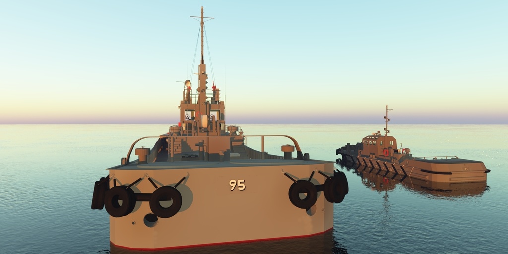 海上自衛隊 曳舟 現行版2種