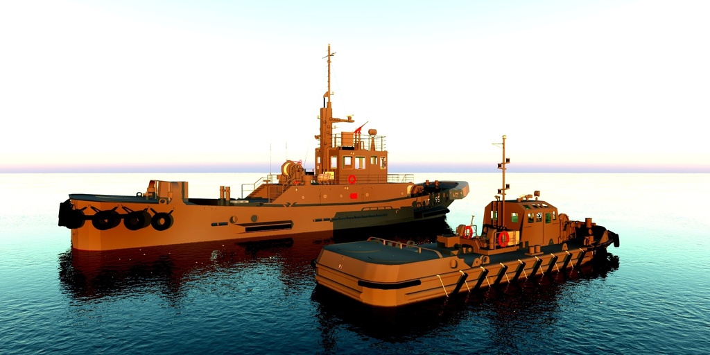 海上自衛隊 曳舟 現行版2種