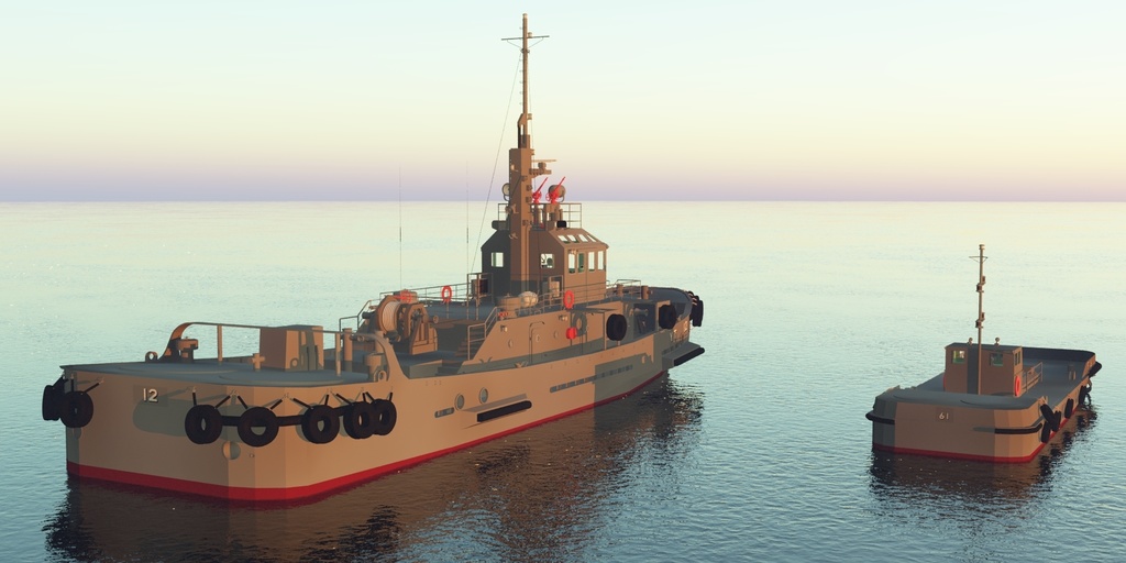 海上自衛隊 曳舟 退役版2種