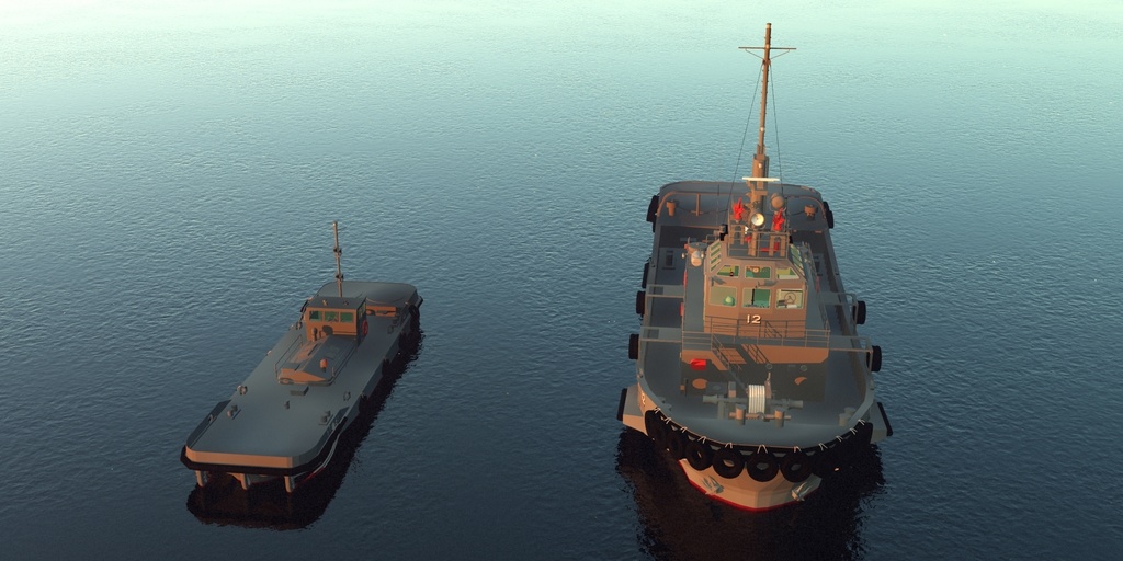 海上自衛隊 曳舟 退役版2種