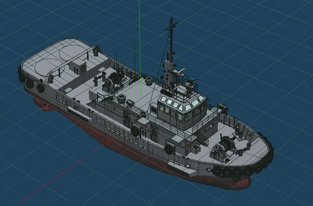 海上自衛隊 曳舟 退役版2種