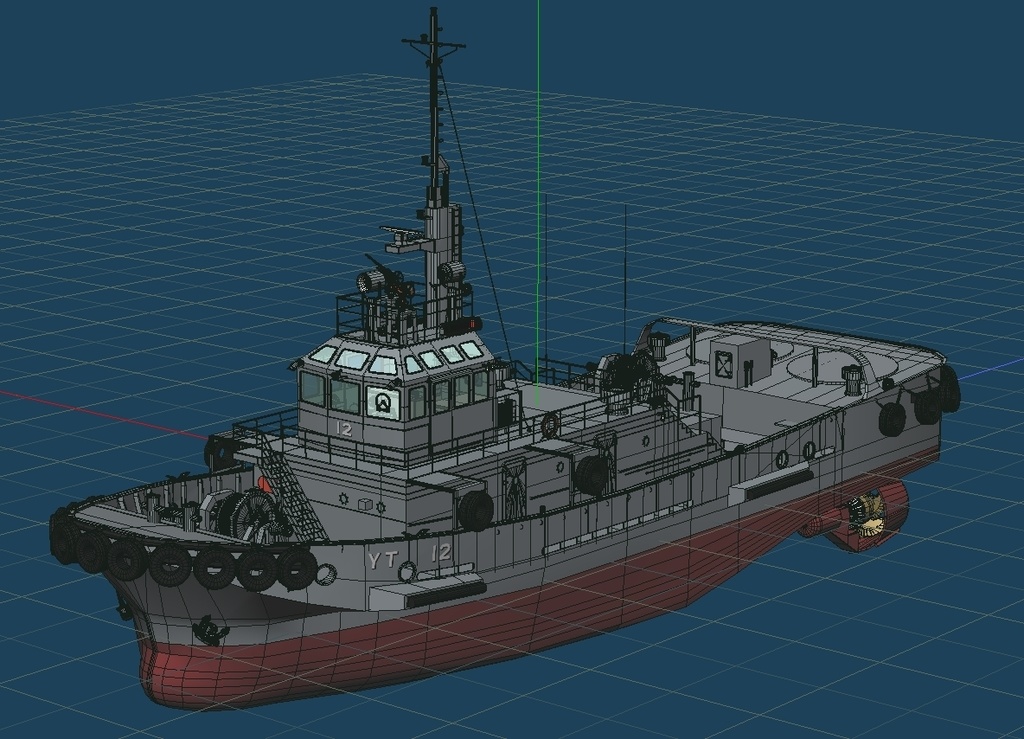 海上自衛隊 曳舟 退役版2種