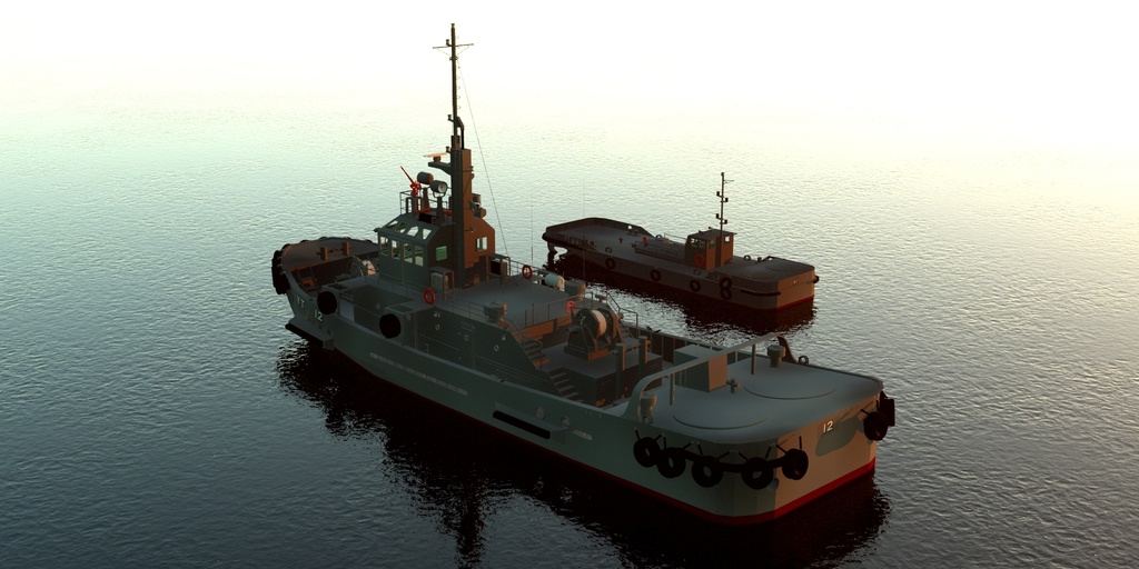 海上自衛隊 曳舟 退役版2種