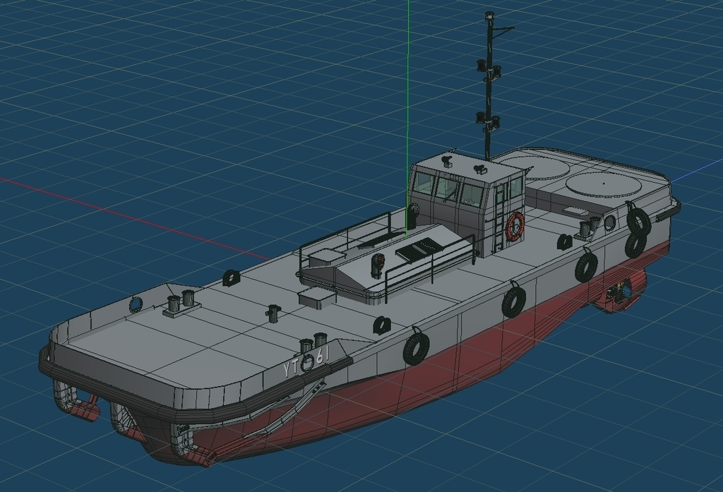 海上自衛隊 曳舟 退役版2種