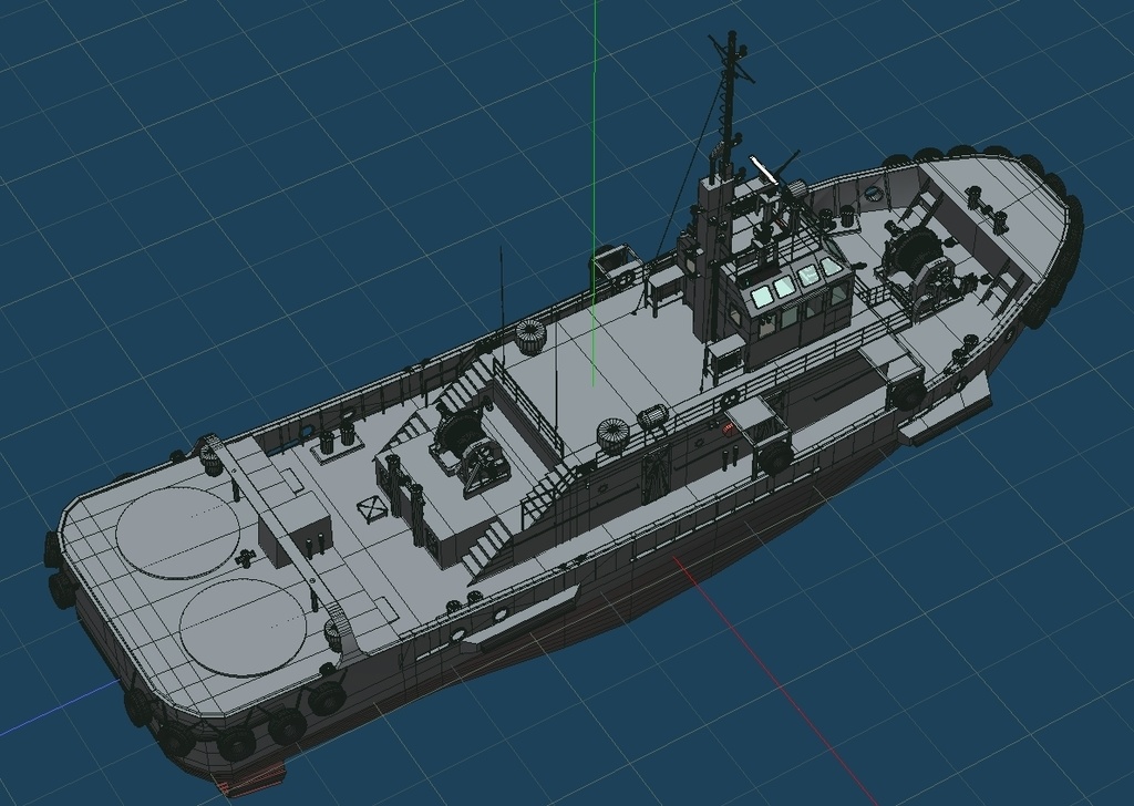 海上自衛隊 曳舟 退役版2種