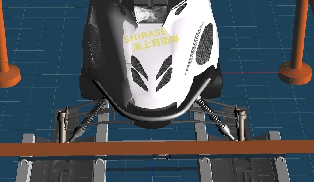 南極観測艦しらせ搭載スノーモービル2種