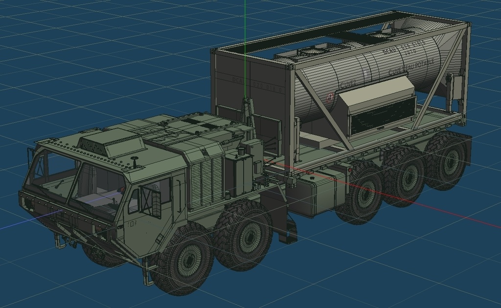 U.S. ARMY PLS (Palletized Load System)