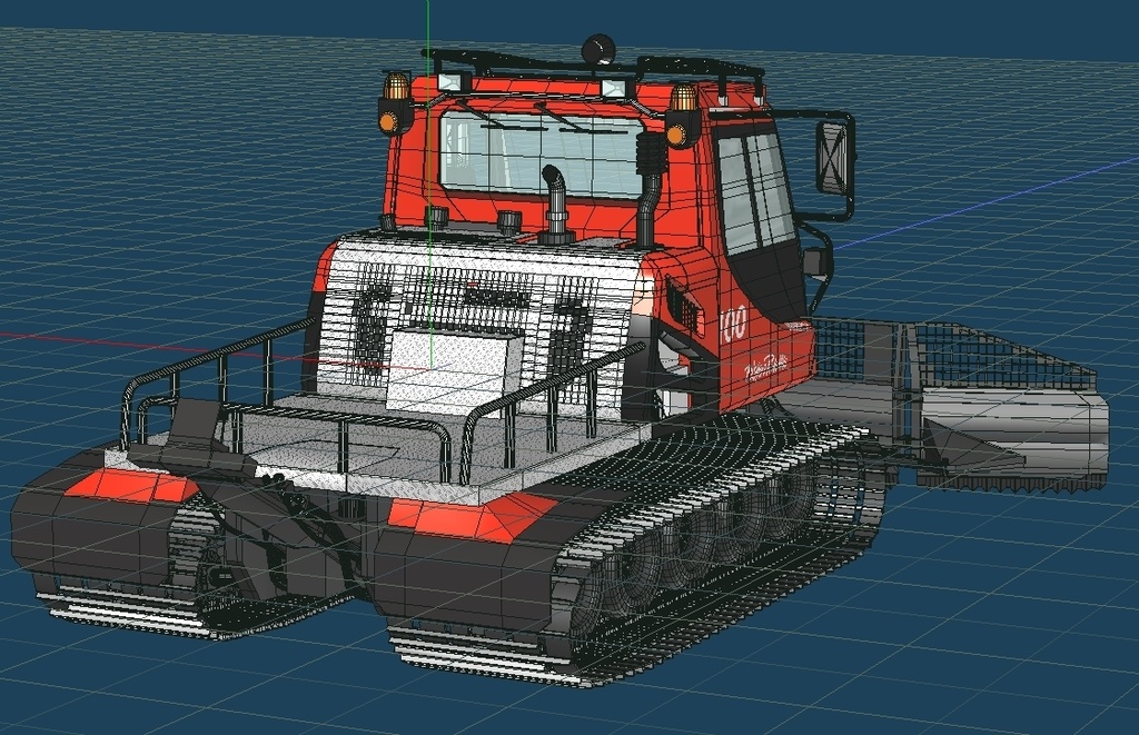 南極観測艦しらせ搭載 圧雪車Pb101
