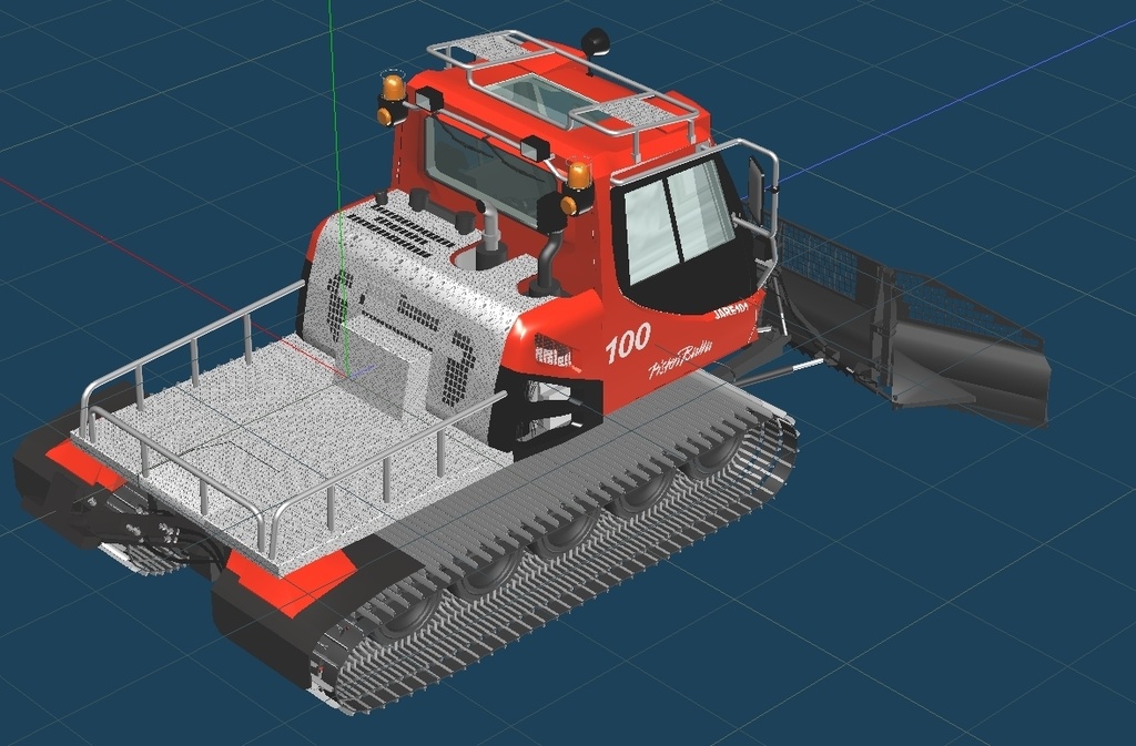 南極観測艦しらせ搭載 圧雪車Pb101