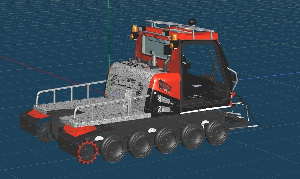 南極観測艦しらせ搭載 圧雪車Pb101