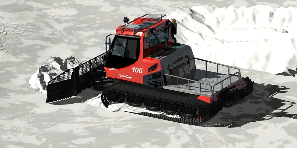 南極観測艦しらせ搭載 圧雪車Pb101