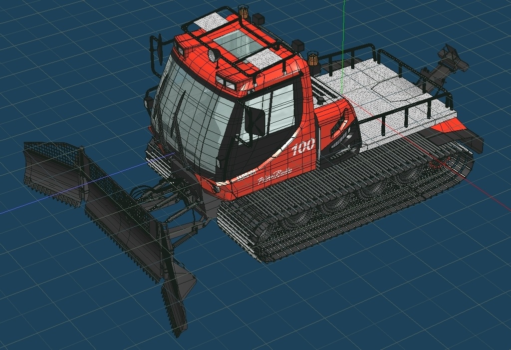 南極観測艦しらせ搭載 圧雪車Pb101