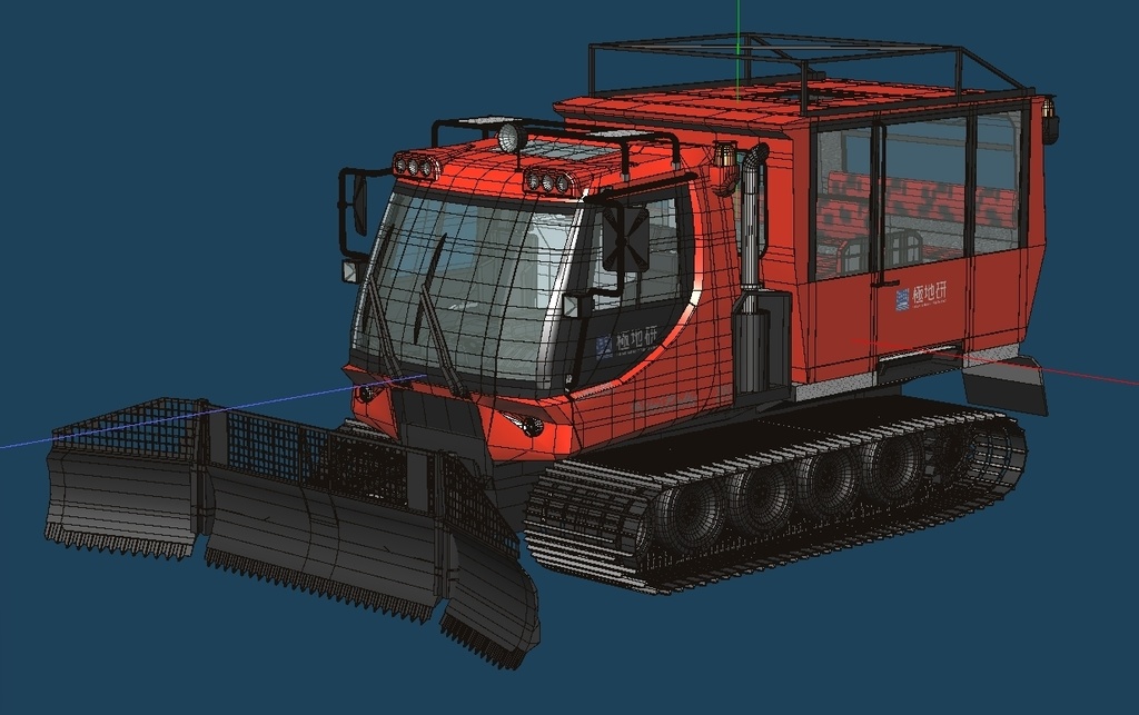 南極観測艦しらせ搭載 圧雪車Pb300Polar