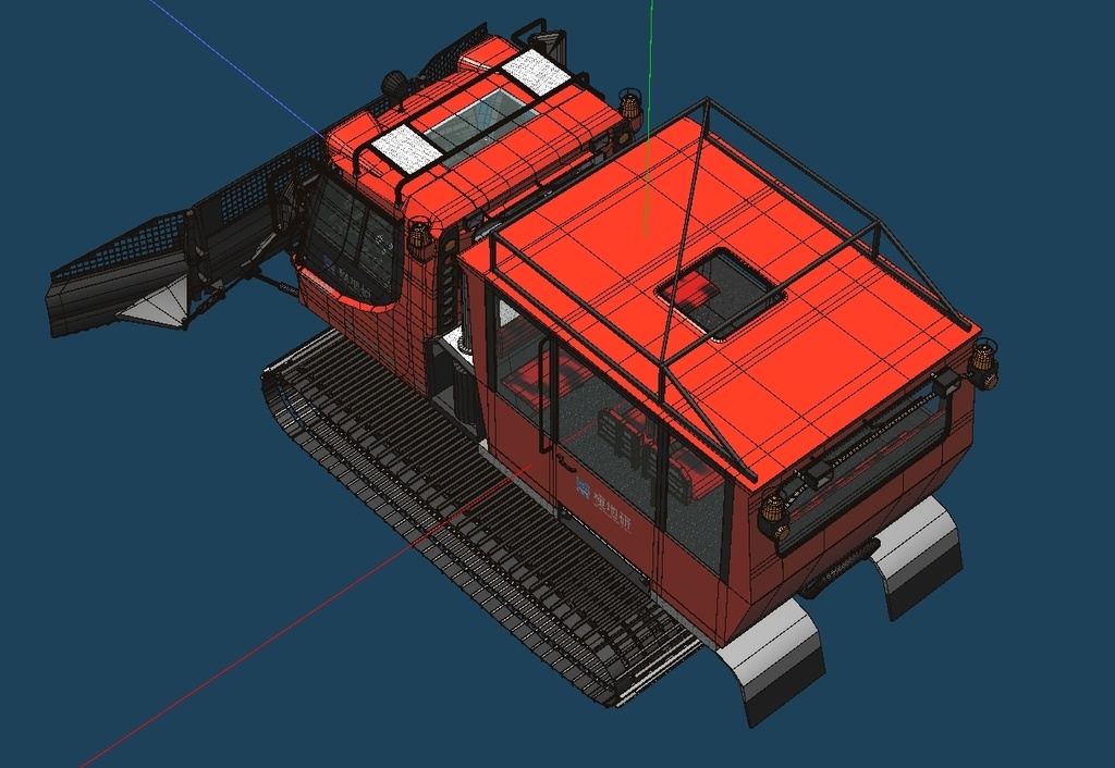 南極観測艦しらせ搭載 圧雪車Pb300Polar