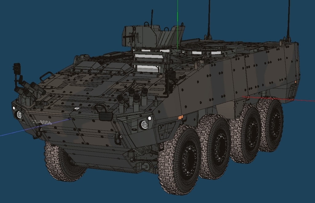 陸上自衛隊 パトリアAMV XP