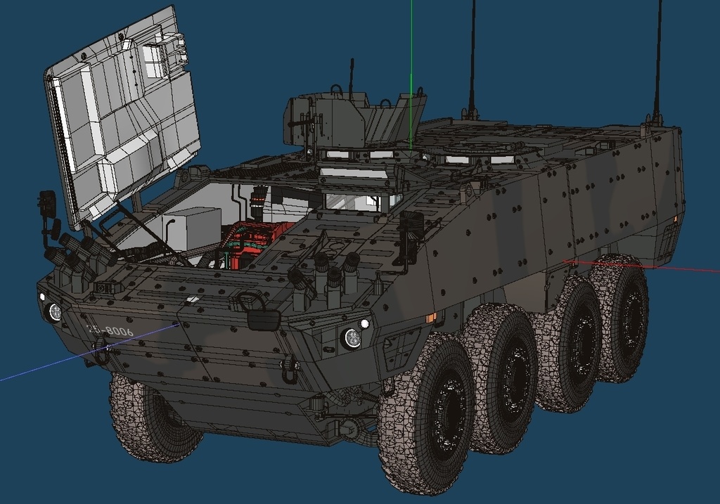 陸上自衛隊 パトリアAMV XP