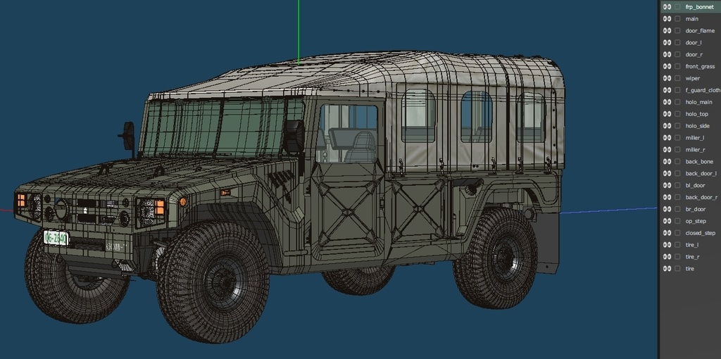 陸上自衛隊 高機動車(HMV)更新版