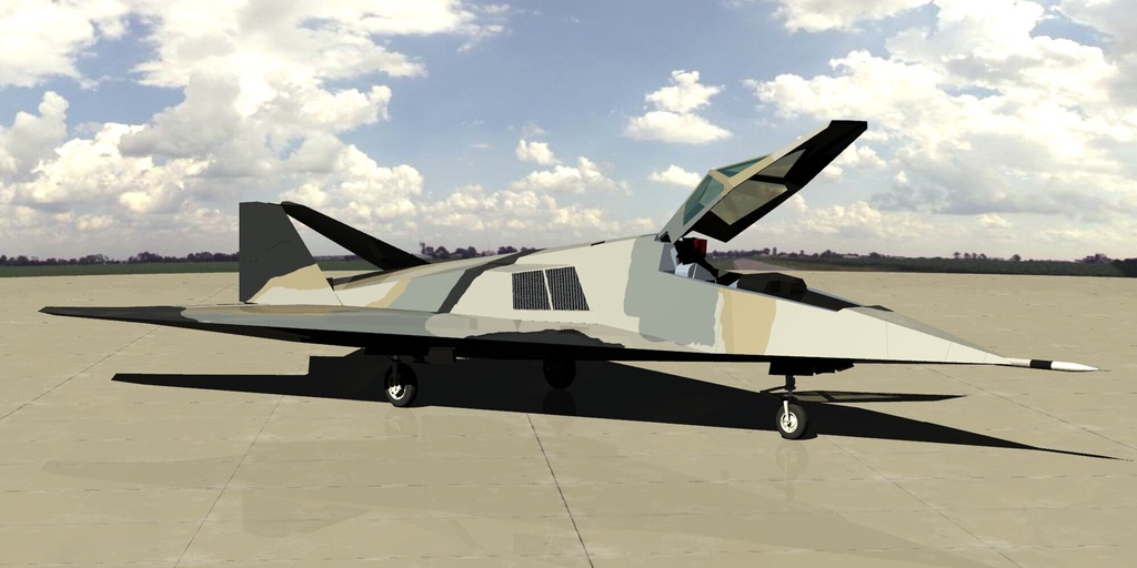 ステルス実験機ハブ・ブルー