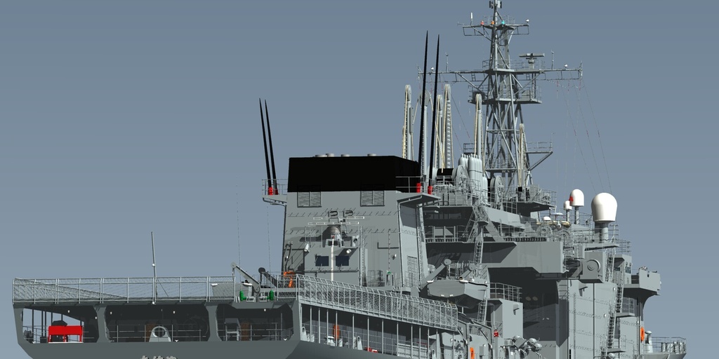 海自 潜水艦救難母艦 ASR403 ちはや